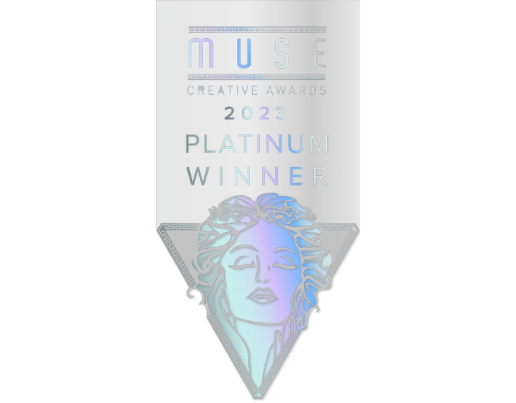 We're honored to have won the Muse Creative Awards Platinum!
