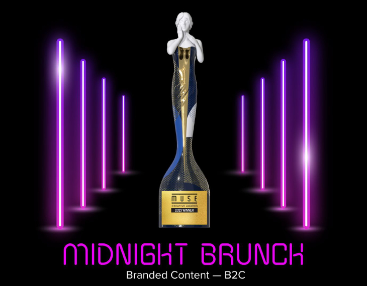 Honored to announce that Midnight Brunch has struck gold at the MUSE Awards!
