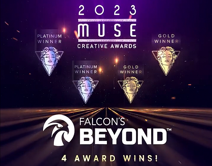 Falcon’s Beyond is honored to be a recipient of four 2023 MUSE Awards!