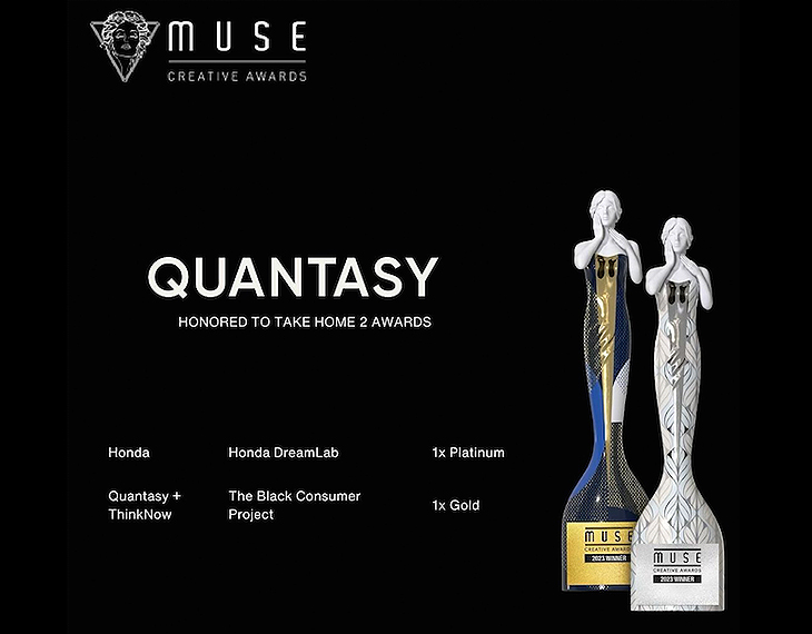 We are incredibly honored to take home not one but two MUSE Creative Awards! 
