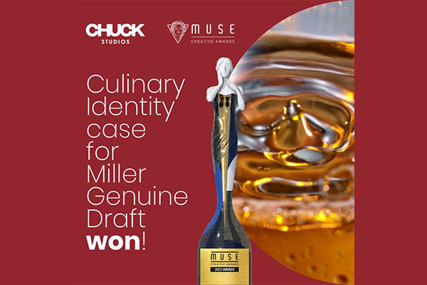 Our Culinary Identity for Molson Coors Beverage Company brand Miller won a Gold MUSE Awards!