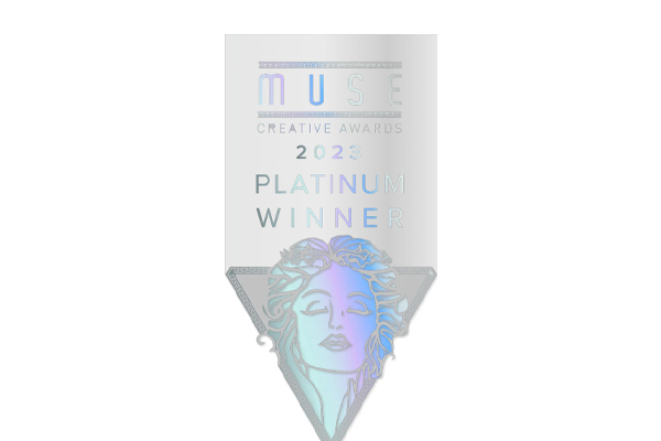 We're honored to have won the Muse Creative Awards Platinum!