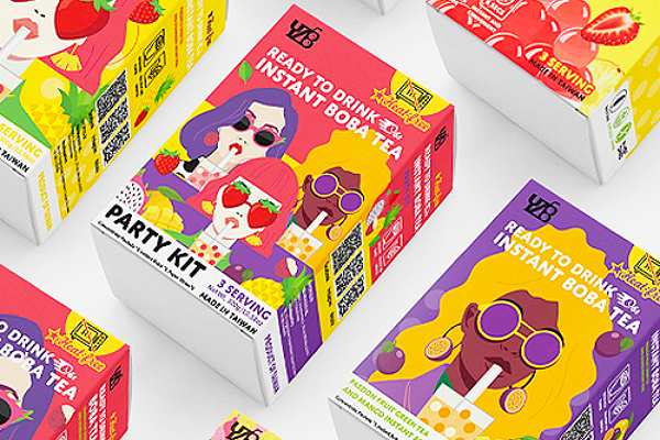 YZB-Instant Bubble Tea has Won Silver Awards for Outstanding Packaging Design